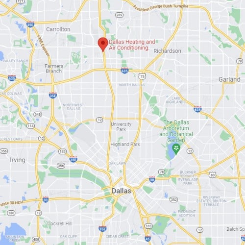 Dallas HVAC service area