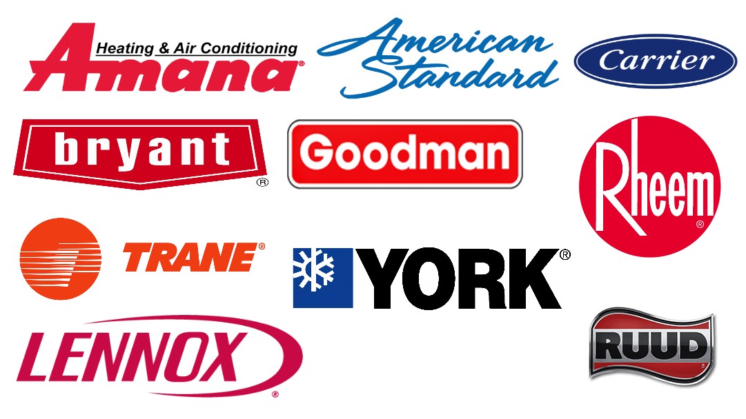 list of HVAC brands we service