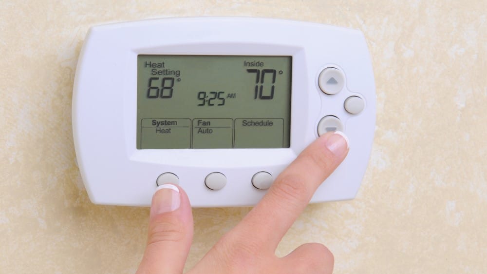 set thermostat low temperature